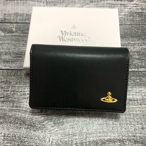 Vivienne Westwood Black Card Holder Wallet